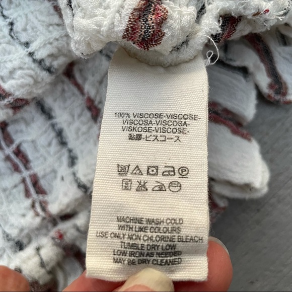 Free People Smock Around Striped Crop Top, small - Picture 4 of 9